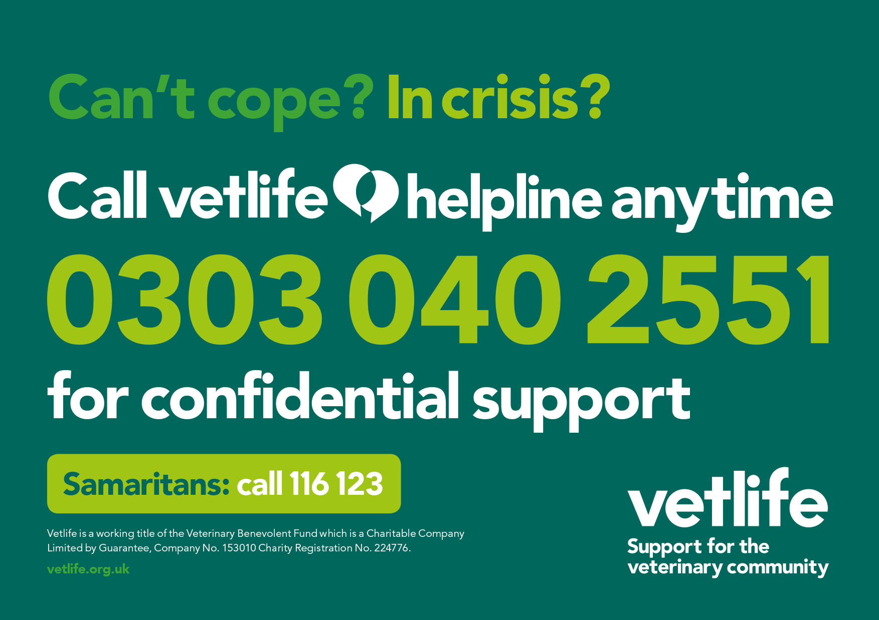 Vet helpline shop