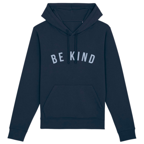 Unisex navy and baby blue Smith Webb hoodie