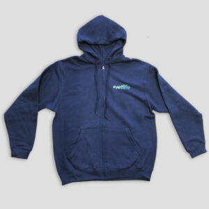 Vetlife navy zip up hoody